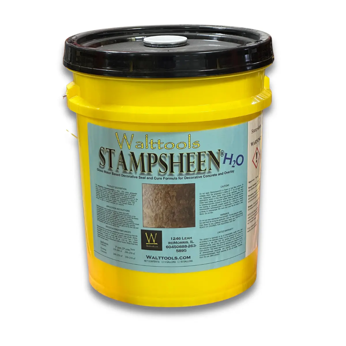 Stampsheen H2O Water-Based Decorative Concrete Gloss Sealer — The Sealer Dispensary